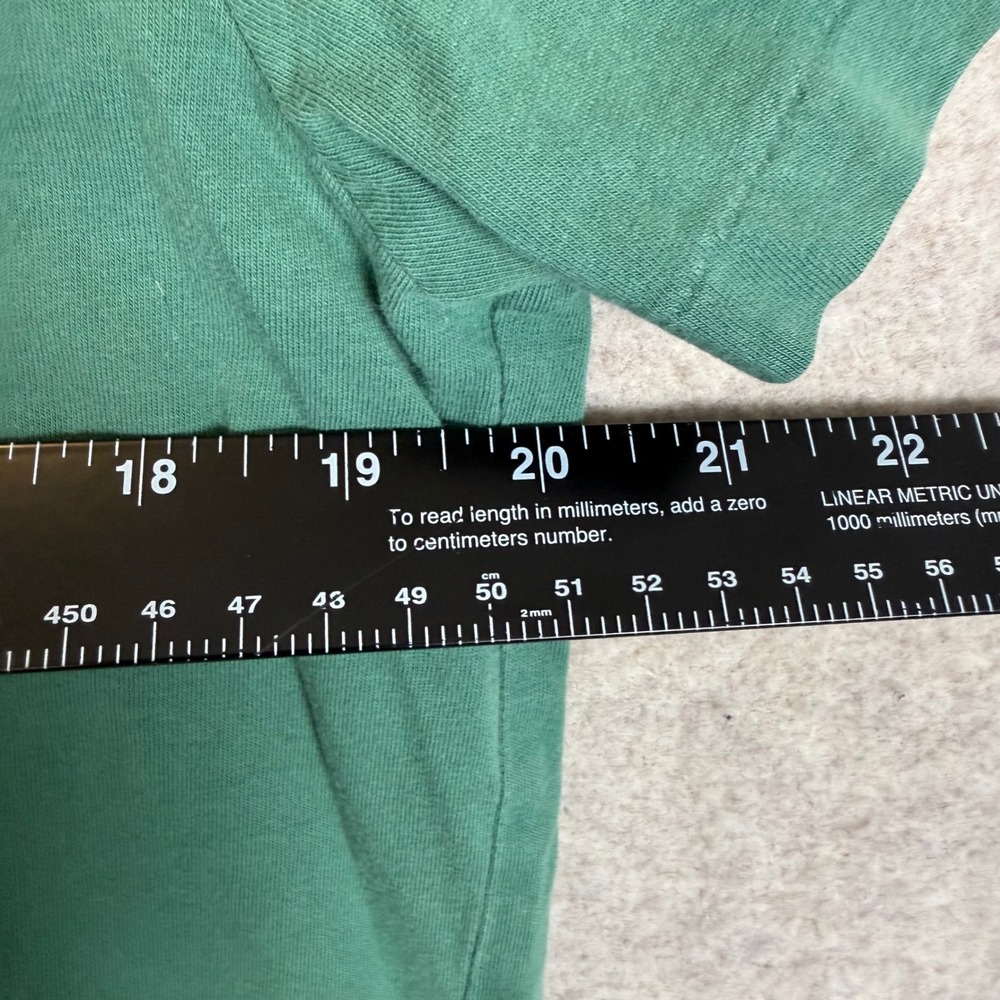 Polo Ralph Lauren V-Neck Shirt M 20x26 Classic Pony Green Short Sleeve Preppy - Picture 6 of 11